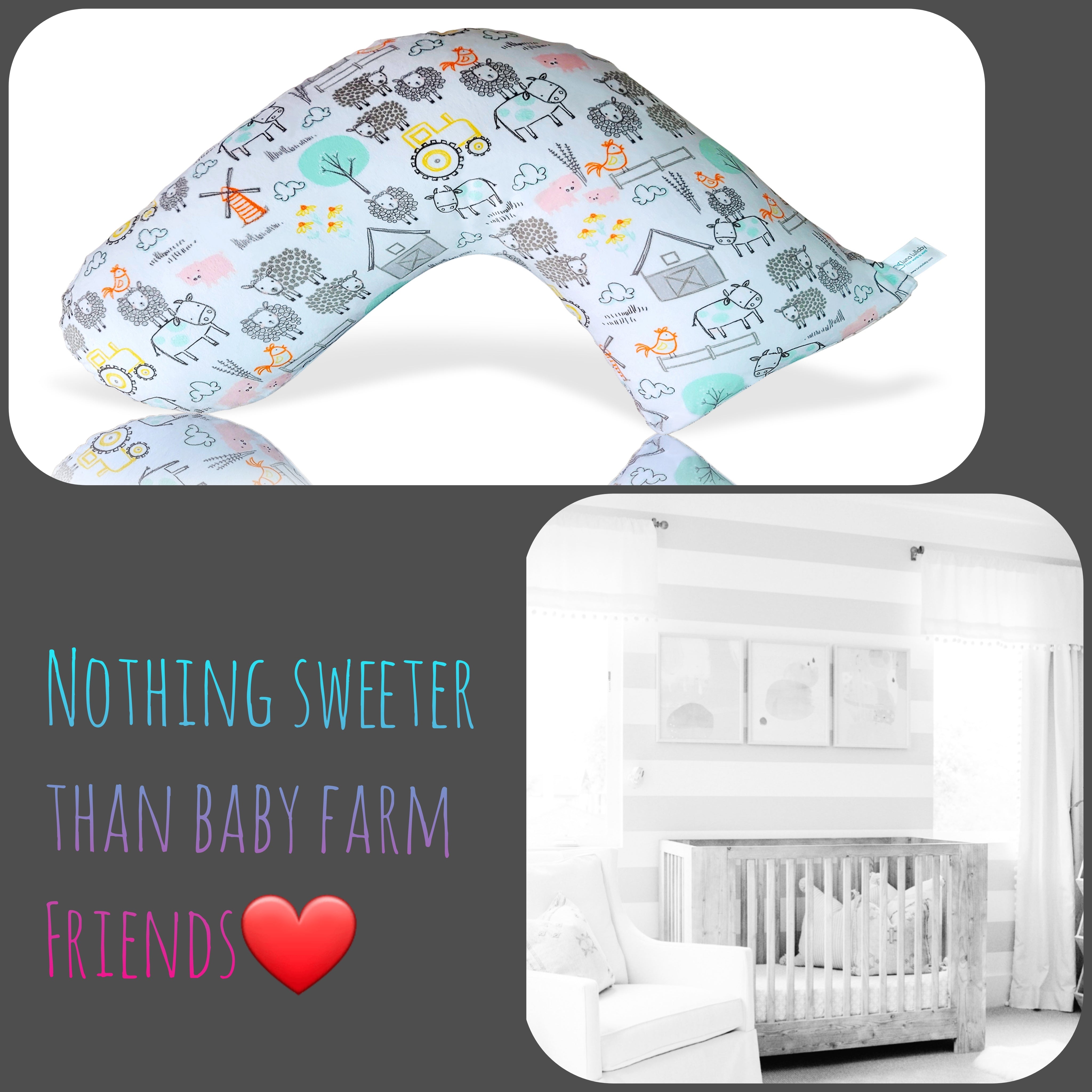 Luna Lullaby Nursing Pillow - Baby Farm Friends NEW!!!!!